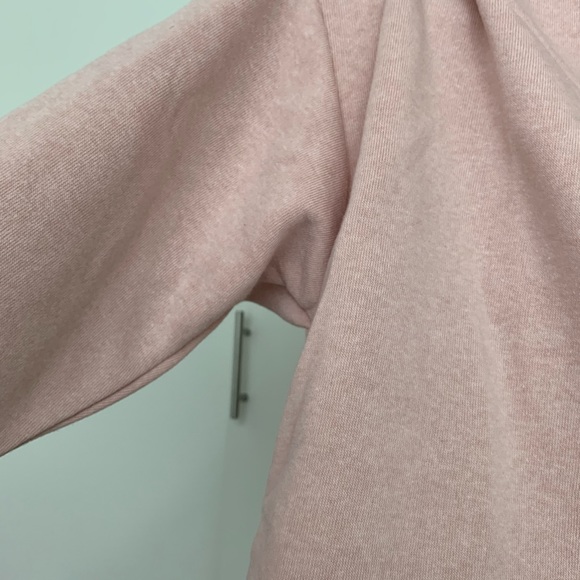 NWOT Alternative rose soft Funnel Neck Pullover s - Picture 5 of 6